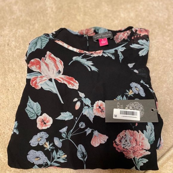 NWT Vince Camuto Floral Blouse/Top - Picture 4 of 4